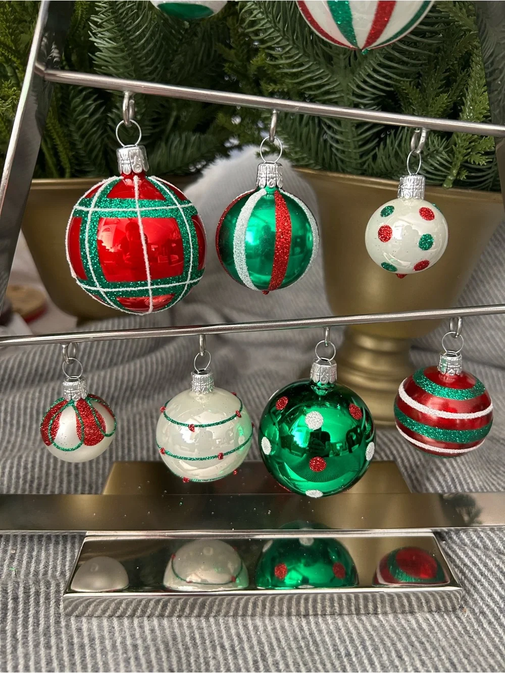 Crate & Barrel Table Top Ornament Tree *NEW